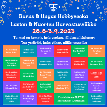 Hobbyvecka Harrastusviikko 5